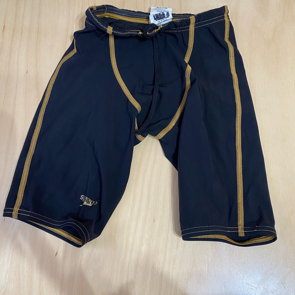 Speedo LZR Pro Black and Gold Swimwear jammer